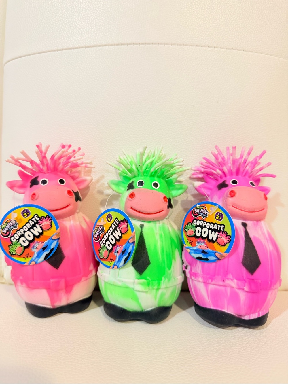 Ja-ru Irre-Squishtible Corporate Cow